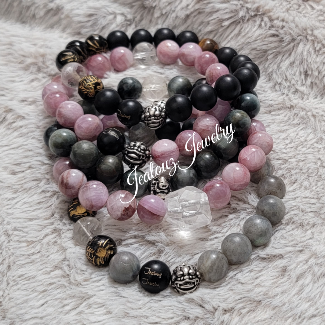 Classic Positive Energy Love Forgiveness Bracelet Set