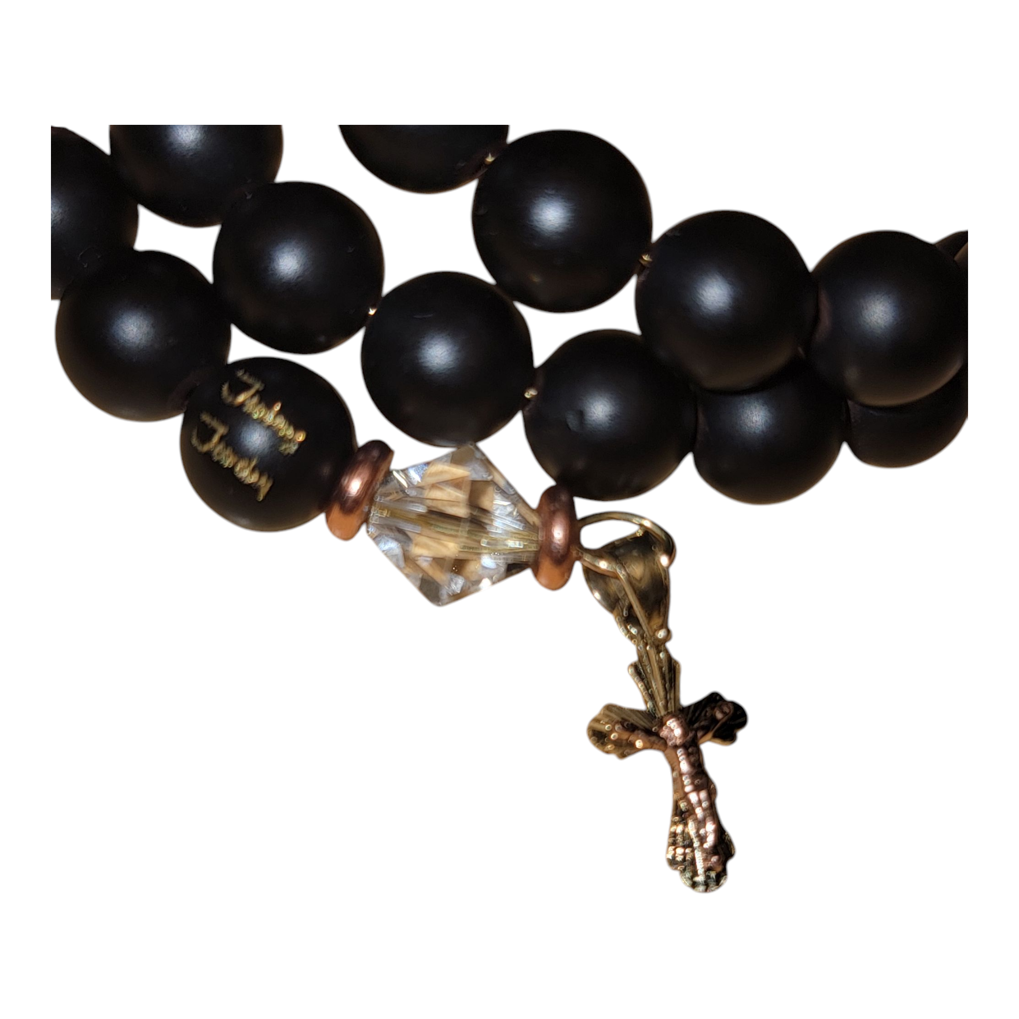 Protection Against Negative Energy Blessed Rosary Bracelet