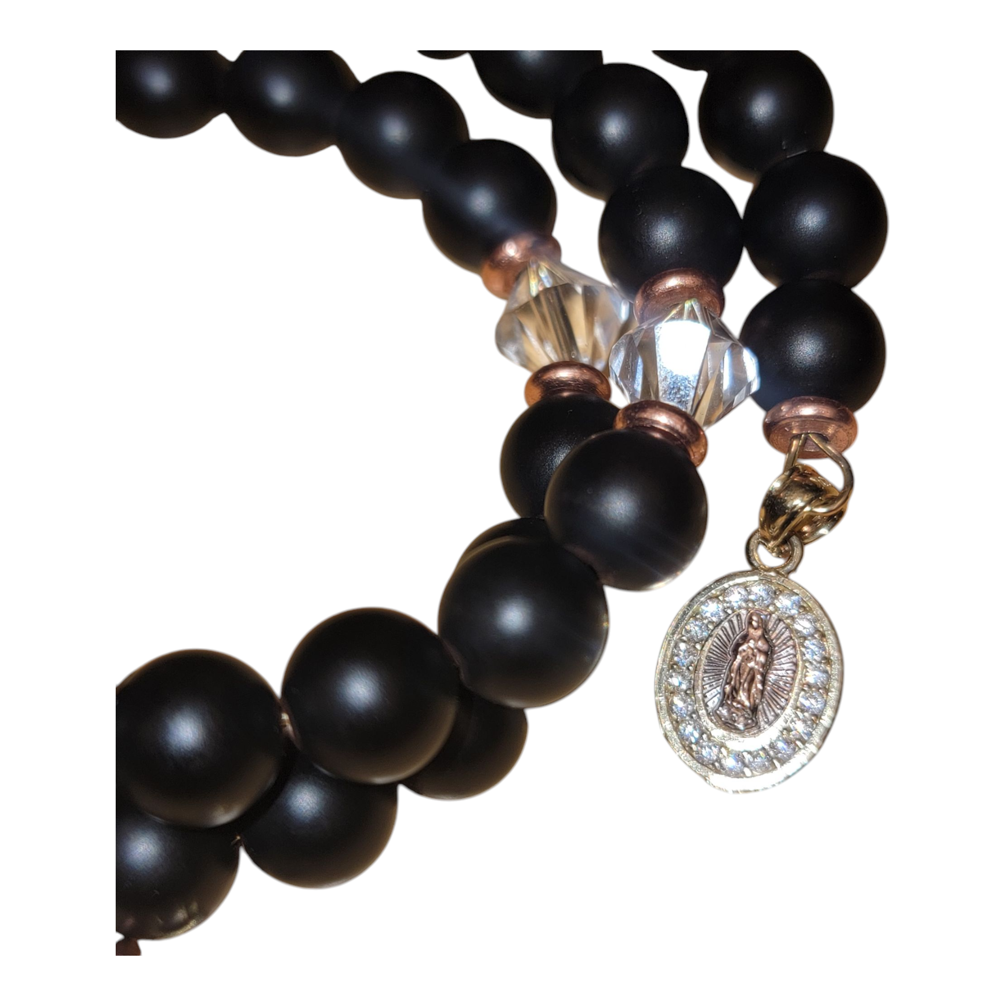 Protection Against Negative Energy Blessed Rosary Bracelet